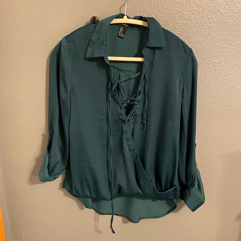 Satin Tie Top